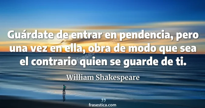 Cita de William Shakespeare