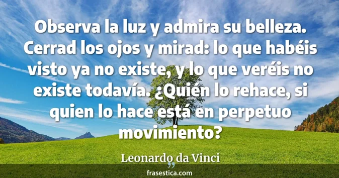 Cita de Leonardo da Vinci