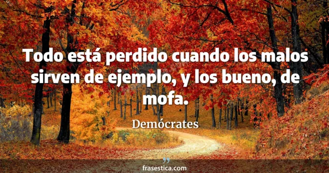 Cita de Demócrates