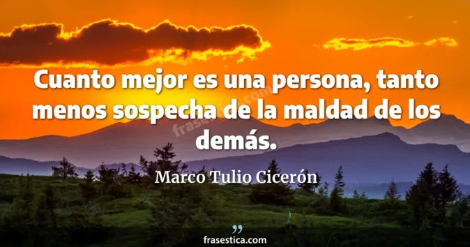 Cita de Marco Tulio Cicerón