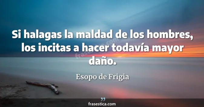 Cita de Esopo de Frigia