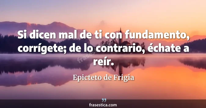 Cita de Epicteto de Frigia