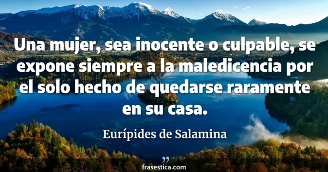Cita de Eurípides de Salamina