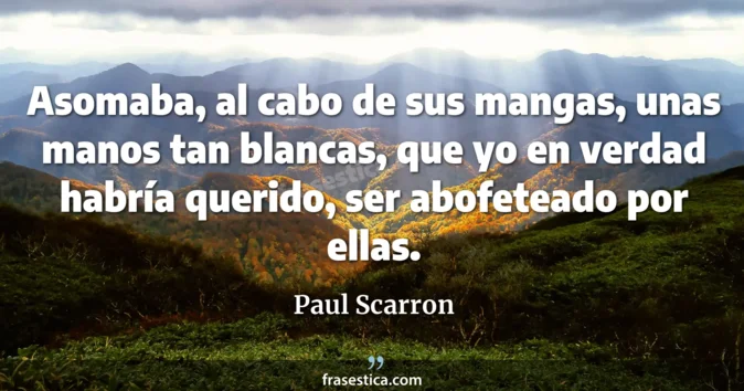 Cita de Paul Scarron