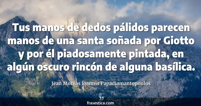 Cita de Jean Moréas loannis Papadiamantopoulos