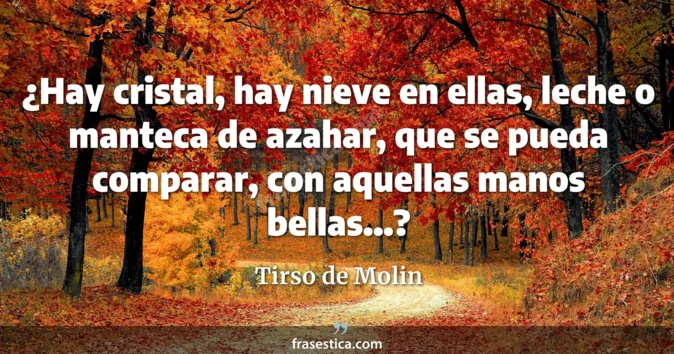 Cita de Tirso de Molin