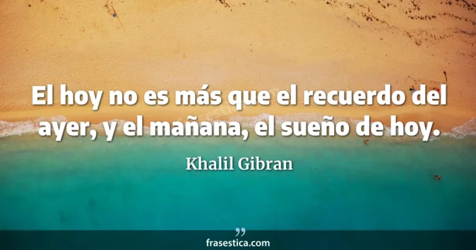 Cita de Khalil Gibran