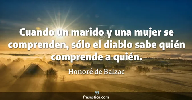 Cita de Honoré de Balzac