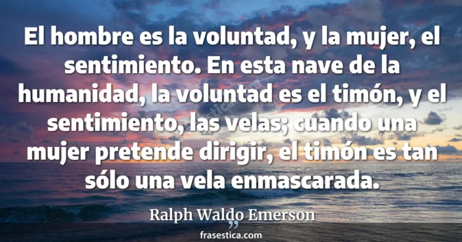 Cita de Ralph Waldo Emerson