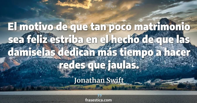 Cita de Jonathan Swift