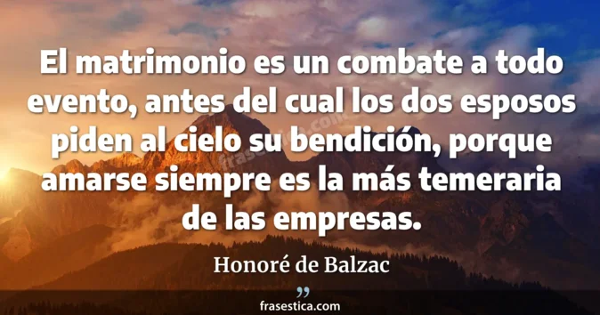 Cita de Honoré de Balzac