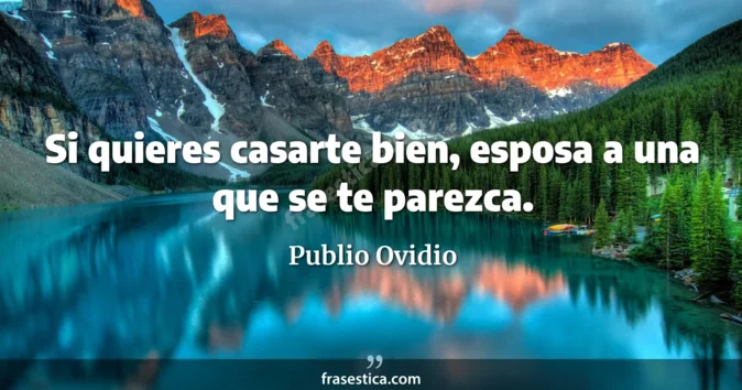 Cita de Publio Ovidio