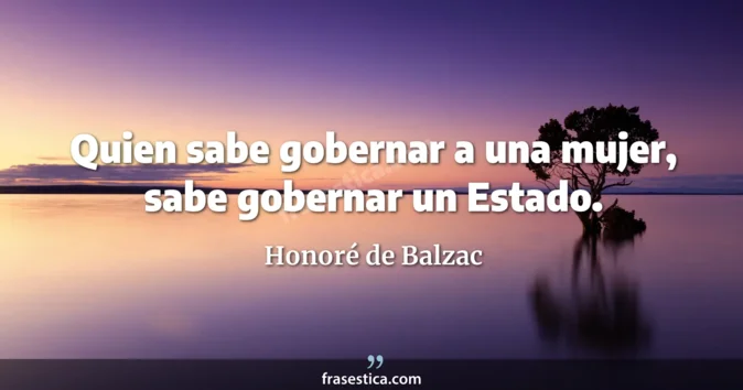 Cita de Honoré de Balzac