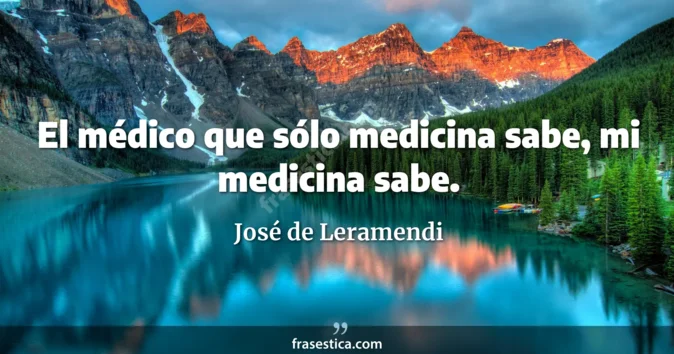 Cita de José de Leramendi