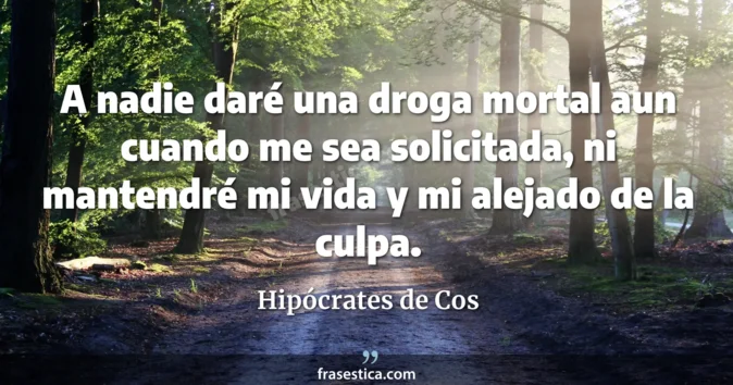 Cita de Hipócrates de Cos
