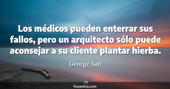 Cita de George San
