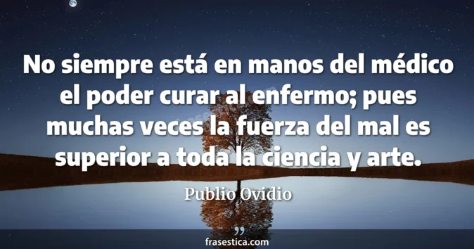 Cita de Publio Ovidio