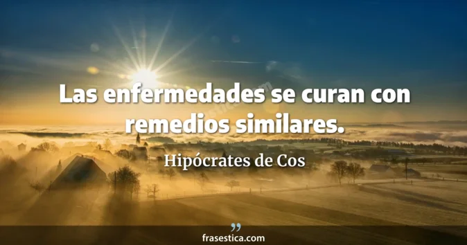 Cita de Hipócrates de Cos