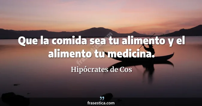 Cita de Hipócrates de Cos
