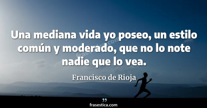 Cita de Francisco de Rioja