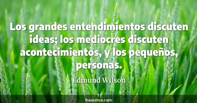Cita de Edmund Wilson