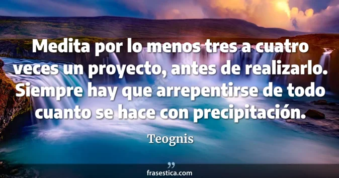 Cita de Teognis