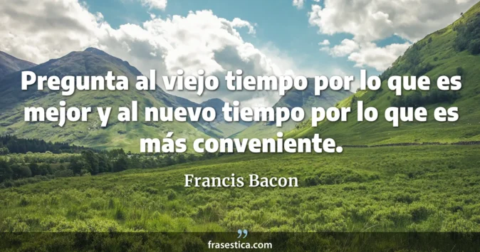 Cita de Francis Bacon