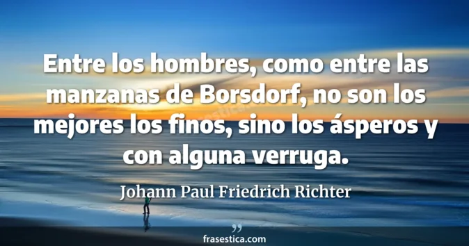 Cita de Johann Paul Friedrich Richter