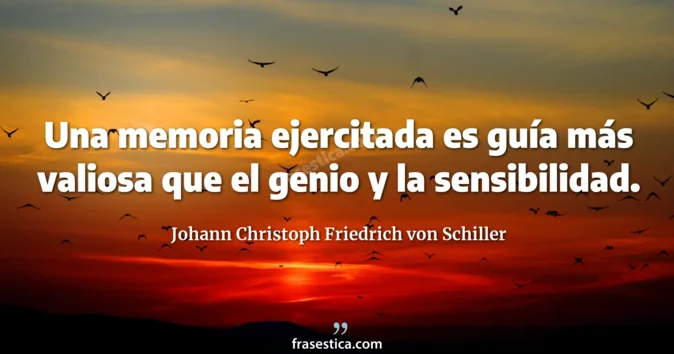 Cita de Johann Christoph Friedrich von Schiller