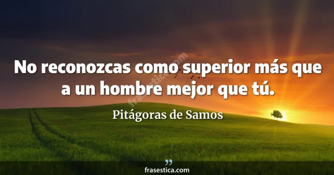 Cita de Pitágoras de Samos