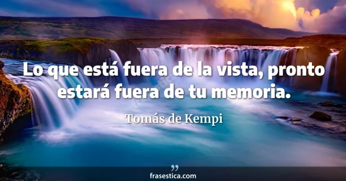 Cita de Tomás de Kempi