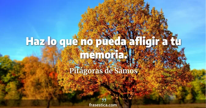 Cita de Pitágoras de Samos