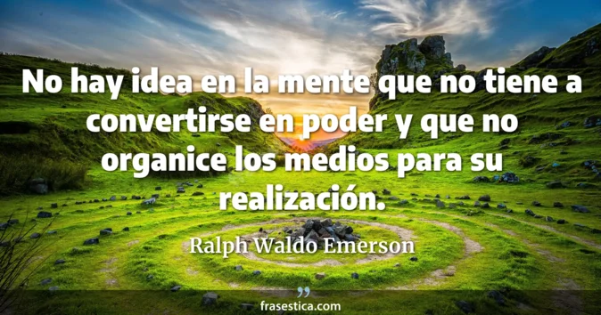 Cita de Ralph Waldo Emerson