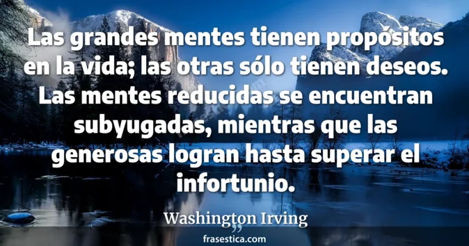 Cita de Washington Irving