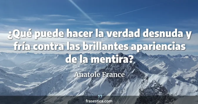 Cita de Anatole France