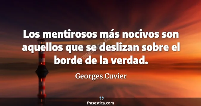 Cita de Georges Cuvier