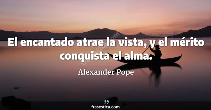 Cita de Alexander Pope