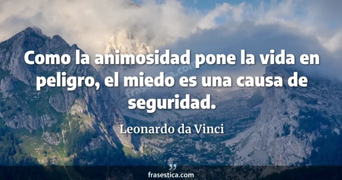 Cita de Leonardo da Vinci
