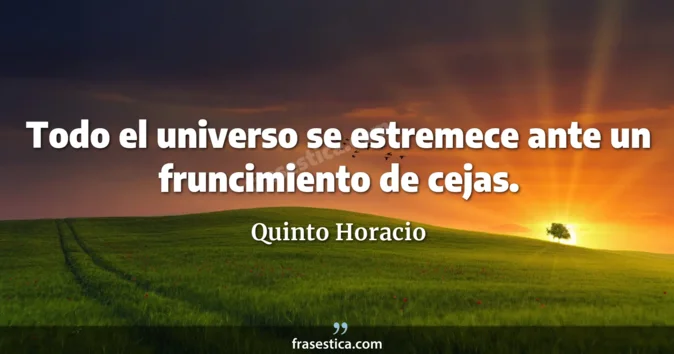 Cita de Quinto Horacio