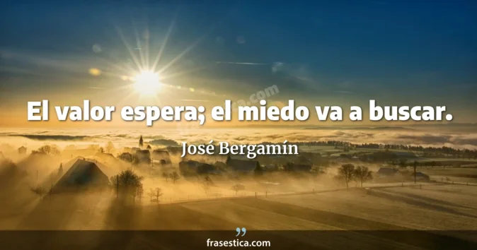 Cita de José Bergamín