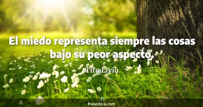Cita de Tito Livio