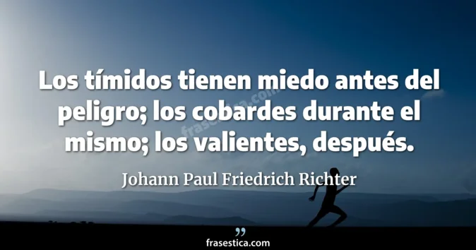 Cita de Johann Paul Friedrich Richter