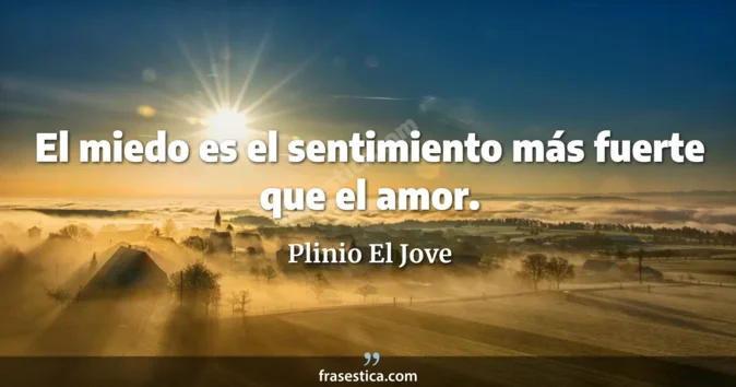 Cita de Plinio El Jove