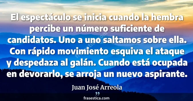 Cita de Juan José Arreola