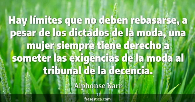 Cita de Alphonse Karr