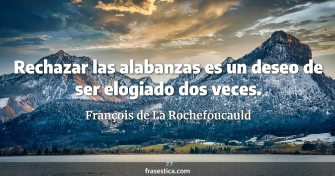 Cita de François de La Rochefoucauld