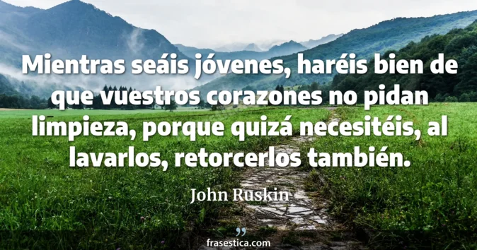 Cita de John Ruskin