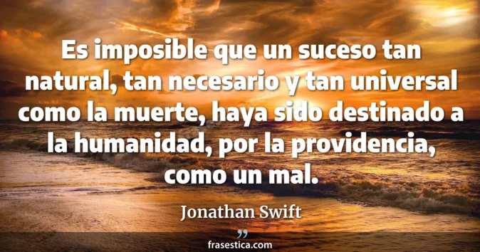 Cita de Jonathan Swift