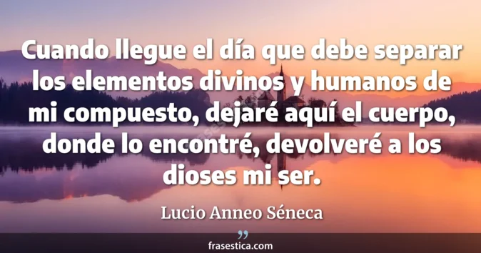 Cita de Lucio Anneo Séneca