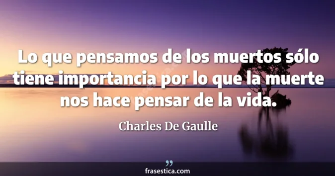 Cita de Charles De Gaulle